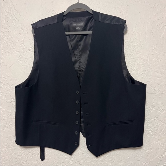 Covington Suit Separates (Jacket and Vest) — Black, BNWT, Size 50R - Picture 8 of 10